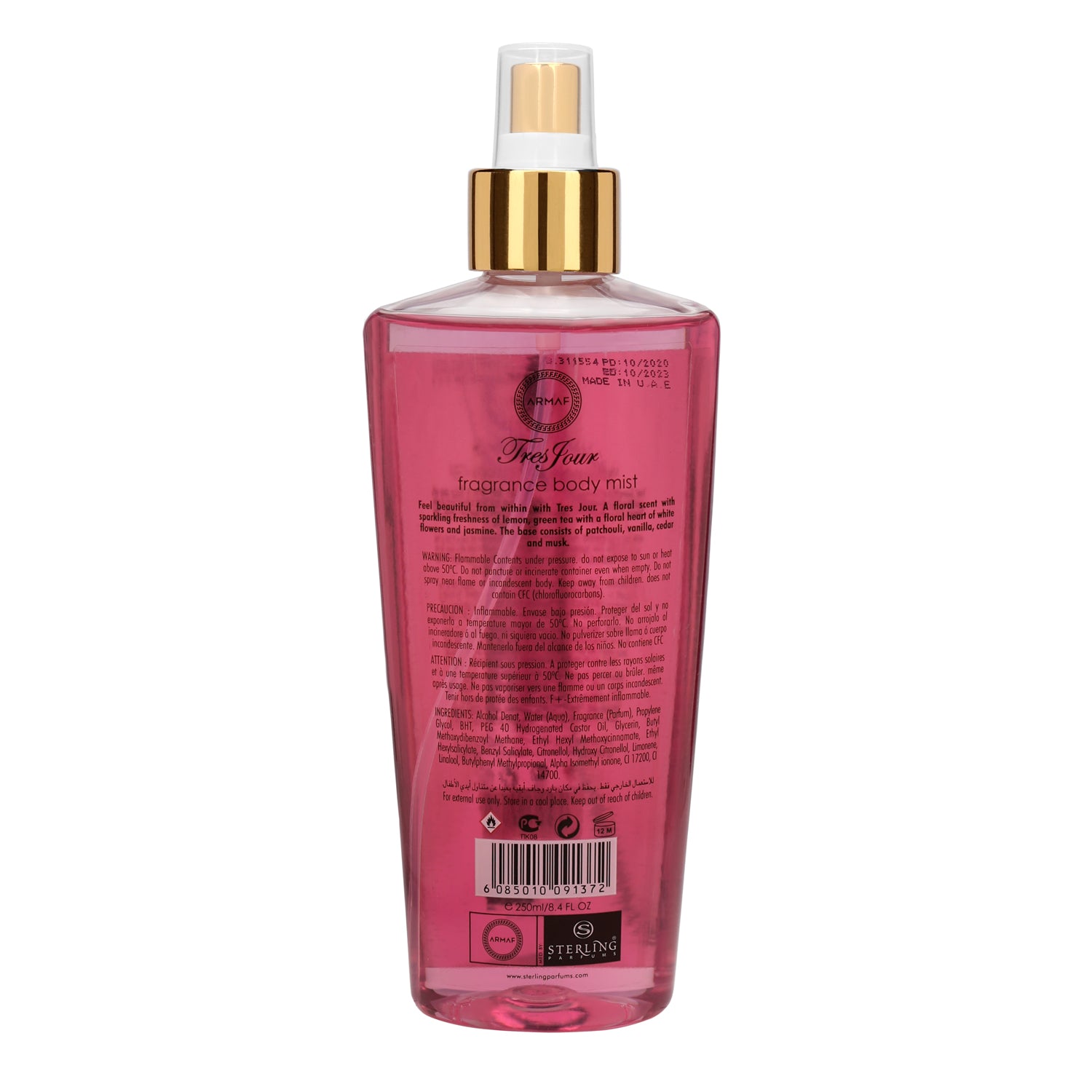 Armaf Tres Jour Women Mist 250Ml