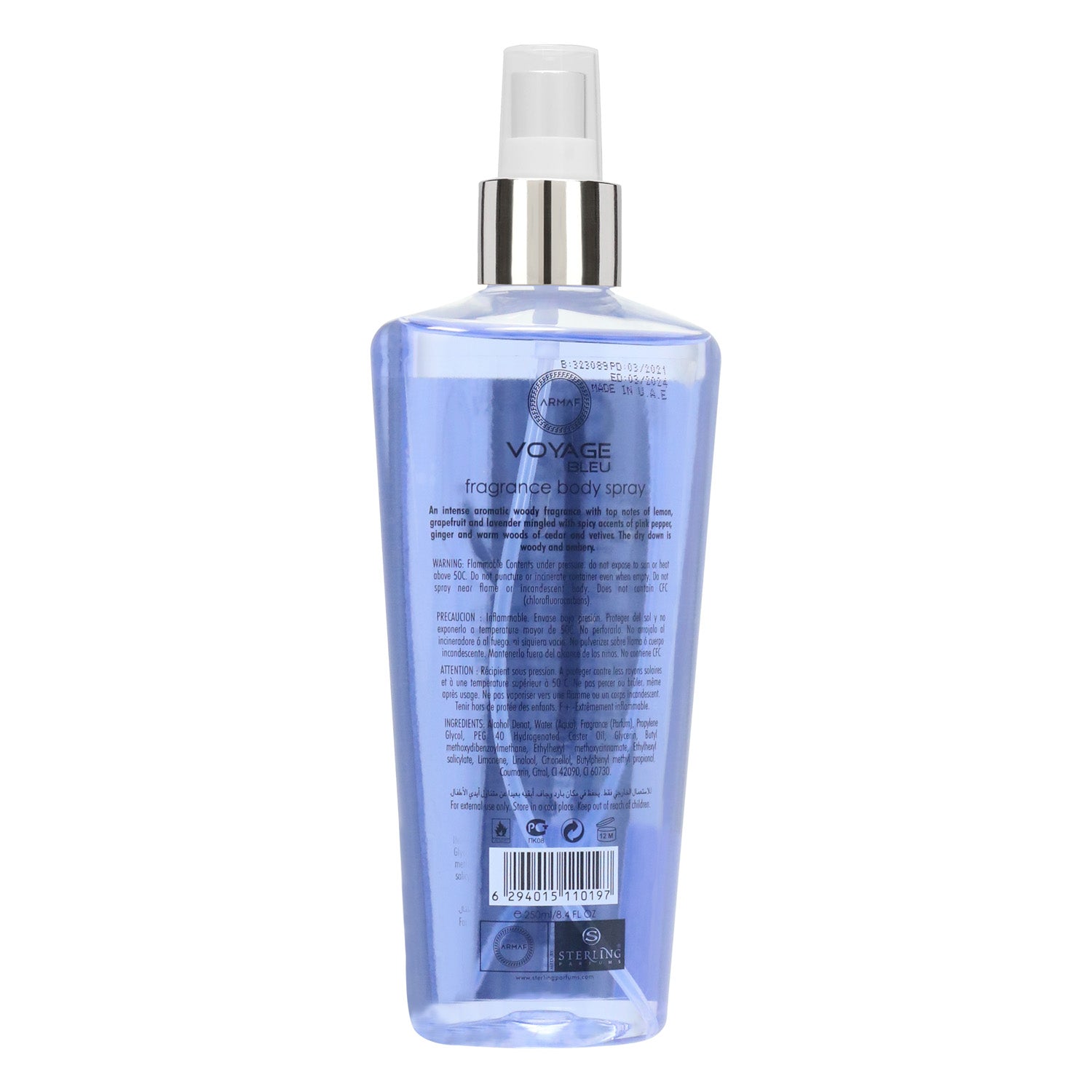 Armaf Voyage Bleu Men Mist 250Ml