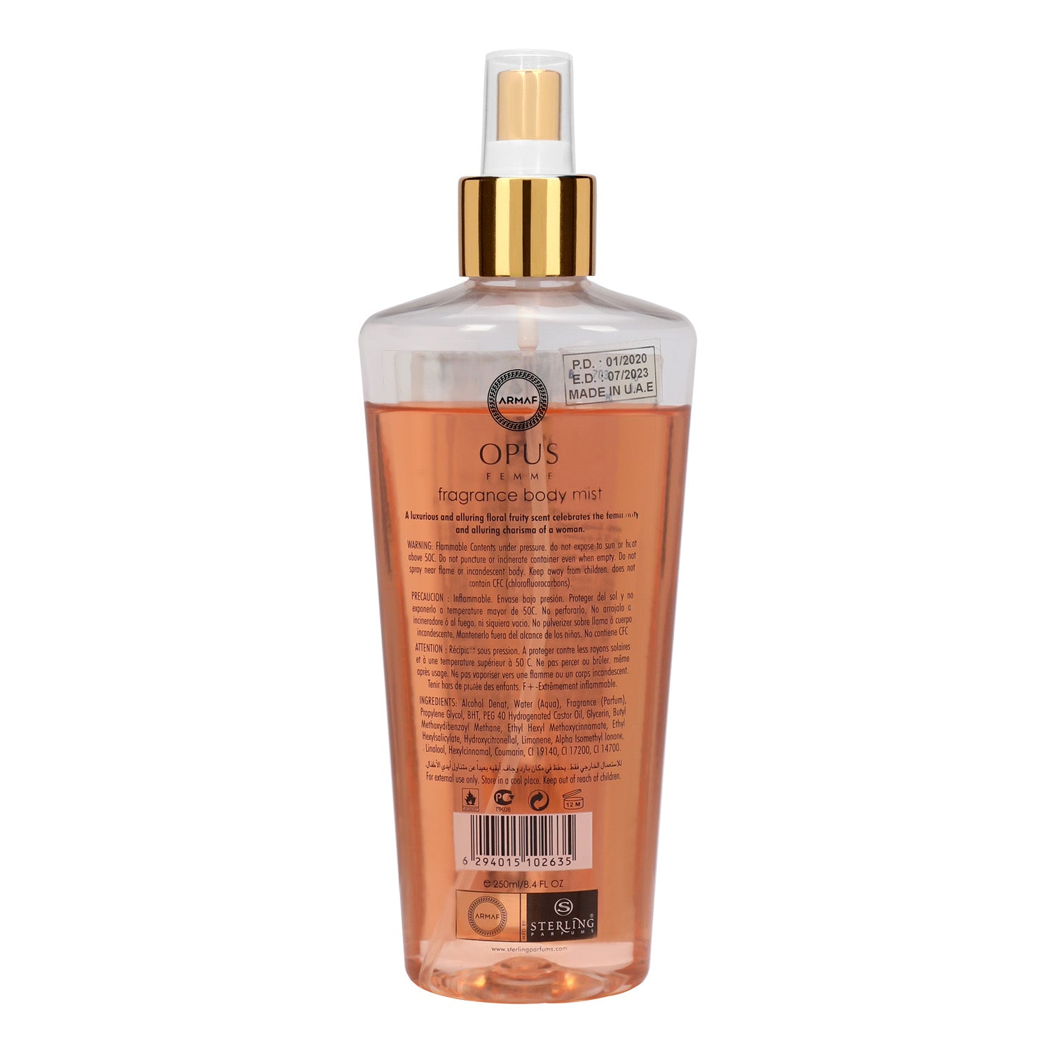 Armaf Opus Women Mist 250Ml
