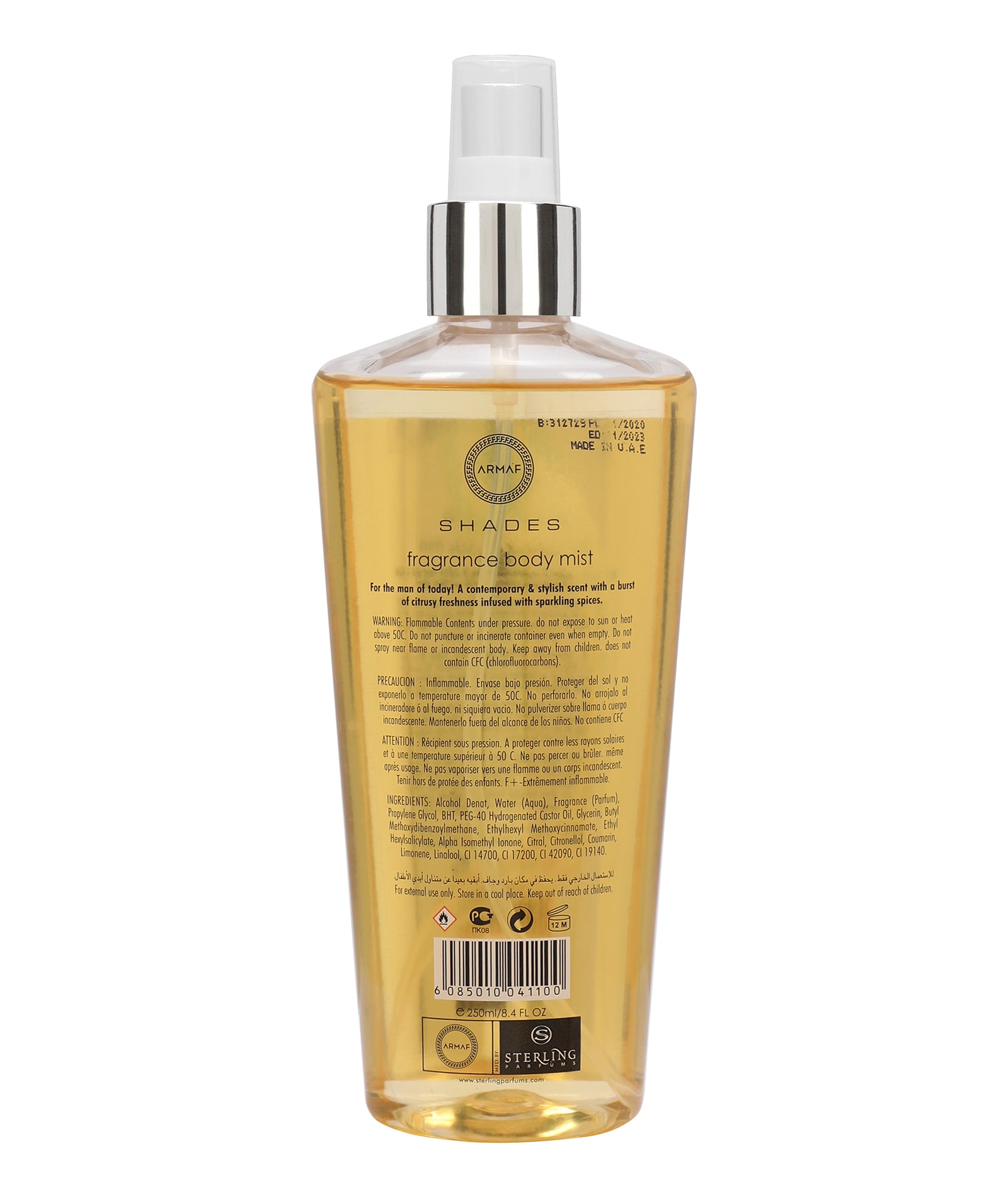 Armaf Shades Men Mist 250Ml